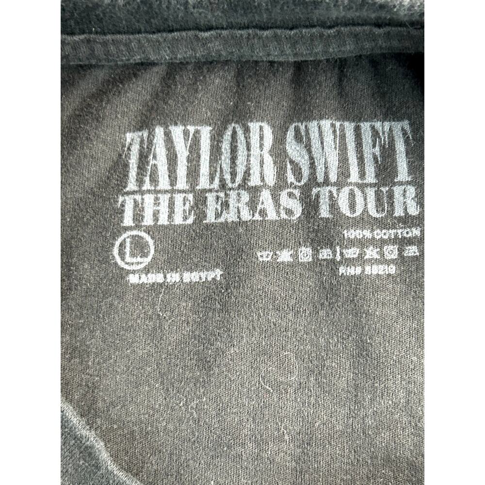 Taylor Swift The Eras Tour Black Graphic Concert T Shirt Adult Large Tour Merch - Picture 4 of 10